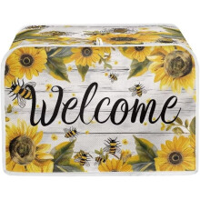 Toaster Cover for 2-Slice Toaster Oven Kitchen Appliance
