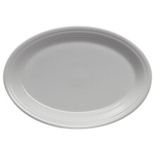 Fiesta oval platter white 9.625 inch