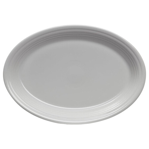 Fiesta oval platter white 9.625 inch
