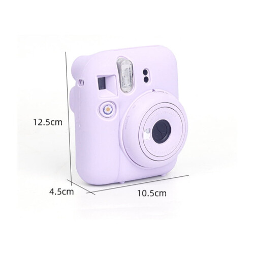 Silicone Camera Case for Instax Mini 12, Solid Color 1