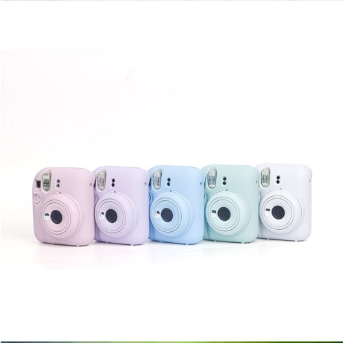 Silicone Camera Case for Instax Mini 12, Solid Color 2