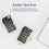 (Green) Magnetic Portable Mini Flashlight Rechargeable G5 EDC Flashlight IPX6 Wate 4