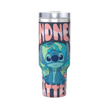 Stitch Tumbler Stainless Steel 40 oz with Handle and Straw