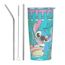 Stitch Tumbler Cup Insulated 20 oz Stainless Steel Travel