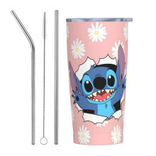 Stitch Tumbler Cup Insulated Stainless Steel 20 oz