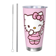 Hello Kitty insulated tumbler cup 20 oz stainless steel
