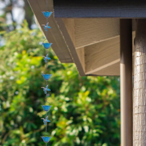 Copper rain chain for gutters 2.4 meters 2