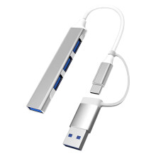 USB 3.0 Hub 4-Port Ultra-Slim Aluminum Adapter