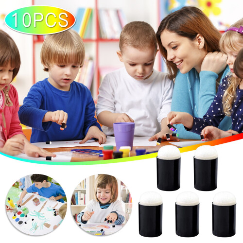 Finger Painting Sponge Tools Foam Tip 10 pcs 1
