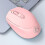 Mouse ergonomico wireless Bluetooth silenzioso (Bluetooth 5.0 + USB/2.4G), batteria a lunga durata, comodo per ufficio e intrattenimento. 1