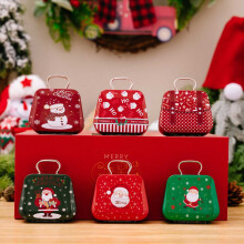 Jacenvly Kids Tin Candy Boxes Mini Handbags 6 pcs