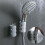 Suction Cup Shower Head Mount - Removable Bathroom Fixture 1