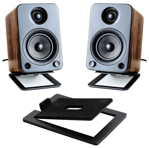 Speaker Support Base for Tabletop Speakers Black