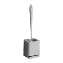 Jacenvly toilet bowl brush with suction holder 1 piece