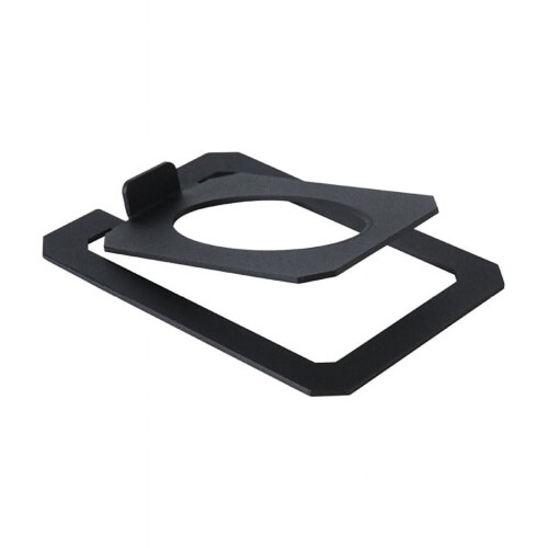 Metal Desktop Speaker Stand Black Tilt Adjustable