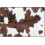 Cowhide Print Memory Foam Bath Rug 15.7 x 23.5 Inch 1