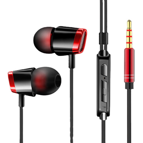 In-ear wired earphones with microphone 3.5mm 1