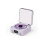 (Purple) Lumena Lamp Record Player, Waves Vinyl Bluetooth Speaker with 4 Modes Adjustable 1