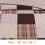 Σετ πάπλωμα διπλής όψης με ριγέ καρό και real patchwork, κάλυμμα κρεβατιού, καφέ πλέγμα, 4