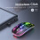 Jacenvly A20 Wireless Mouse RGB Glow Charging 5-Button 3