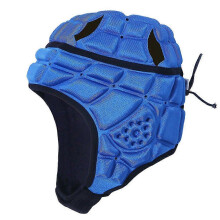 (m 6-11 years old, Red) Rugby Helmet Soft Shell Helmet Goalkeeper Headgear Adjustable Rugby Helmet