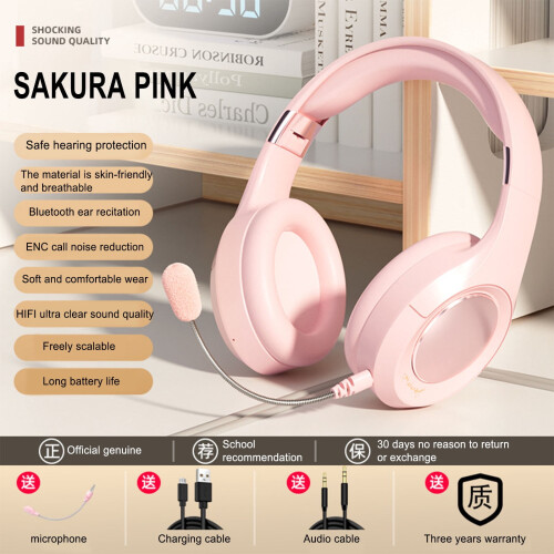 Trådløs Bluetooth-headset til gaming med støjreduktion og mikrofon 2