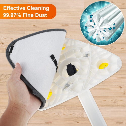 Triangle mop replacement pads microfiber 3 pcs 2