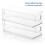 Clear storage bins with handles 6-pack 7