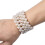 Pearl elastic bracelet multilayer 7 rows 2