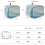 Beach Toaster Cover 2-Slice Polyester Dust Cover 3
