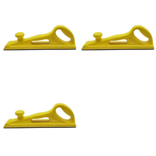 3X Hand Sanding File Block Hand Sanding Board with Hook and Loop Backing for Continuous Rolls or Sandpaper Sheets 1