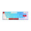 Jacenvly 68-key mechanical keyboard with blue switches and 5