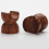 Rose Wood Cable Bracket Stand with Shock-Absorbing Feet 3