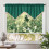 Windows valance scalloped sheer 51.1" W x 23.6" L 6