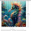 Κουρτίνα ντους Seahorse, αδιάβροχη κουρτίνα μπάνιου με ροδέλες και γάντζους, 6