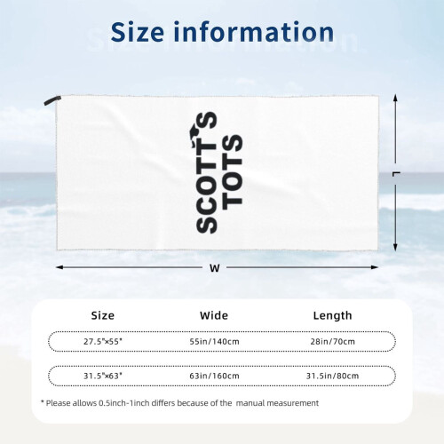 Πετσέτα Θαλάσσης Scott's Tots Funny από Μικροΐνες 30x60 εκ. 1