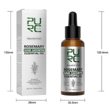 (1pc) 1-3PCS PURC Rosemary Essential Oil Hair Growth Oils Pure Natural 50ML Hair Essential Oils For Nourish Shiny Hair Healthy Hair Care