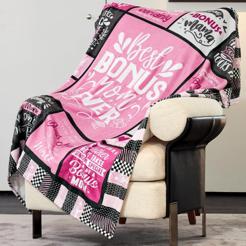 Couverture rose pour maman 127 x 152 cm 1