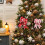 White velvet edge webbing ribbon for gift boxes 2 4