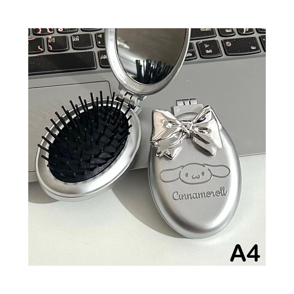 Hello Kitty folding hair comb with mirror, 1 pc