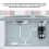 Water Leak Detector with 90dB Alarm for Kitchen Bathroom 4