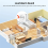 Water Leak Detector with 90dB Alarm for Kitchen Bathroom 8