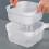 Vegetable Cutter with Drain Basket,Kitchen Sink Vegetable Drain Basket, Vegetable Storage for Kitchen Sink White 7