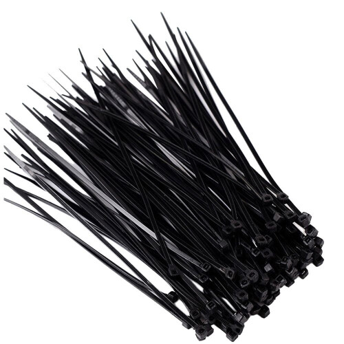 Cable Ties UV-Resistant Nylon Black 100 Pcs 1