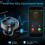 Bluetooth 4.2 FM transmitter with USB charger and TF card 4