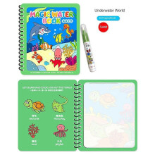 (Underwater World) Upliftjoys Magic Water Book, Magic Water Painting Book, Paint with Water Books