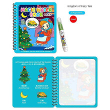 (Fairy Tale Kingdom) Upliftjoys Magic Water Book, Magic Water Painting Book, Paint with Water Books