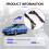 12Pc Front Bumper Mounting Holder for   E12 Hatchback 2003-2006 Front Bumper Bracket 52536-13020 5253602020 9