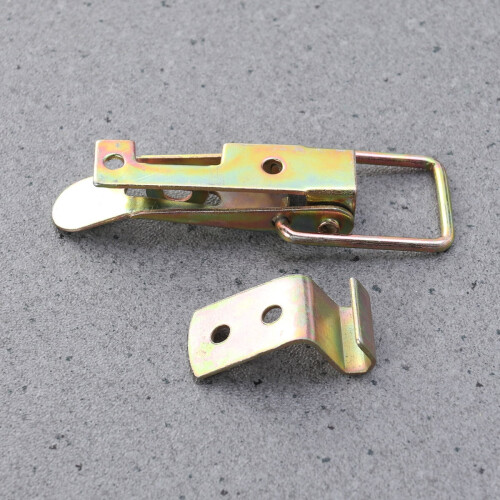 A16 flexible draw latch iron hold-down clamp golden 2