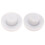 Toilet Seat Bumper Gasket Set Grey 2 pcs 3